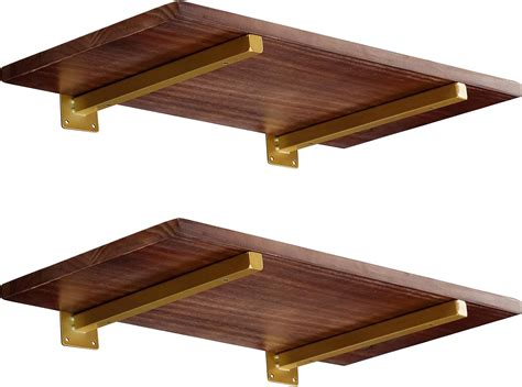 gold metal shelf brackets|gold brackets for floating shelves.